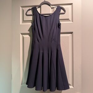 Theory Navy Sleeveless Mini Dress